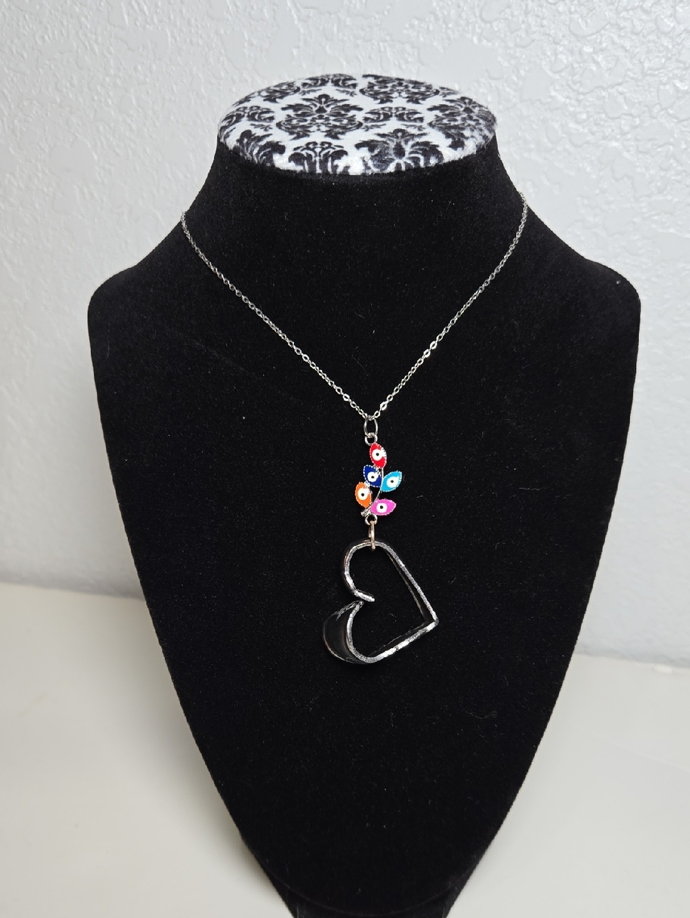 Handmade Vintage Spoon Evil Eye Necklace